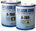 Pettit Splash Zone Compound Two-Component Epoxy, 2 Quart Kit