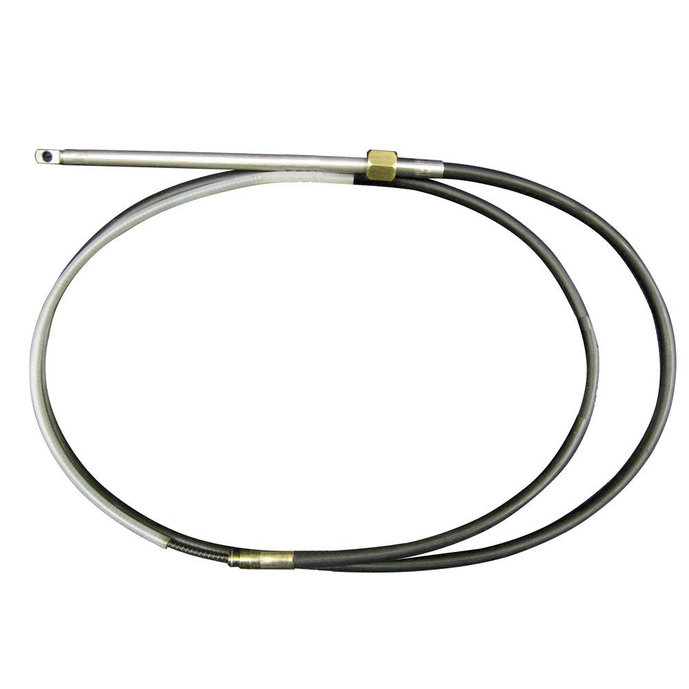 Uflex M66X11 Universal Rotary Steering Cable, 11 Foot, Fast Connect with Stainless Steel Output Fittings