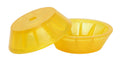 Tie Down Engineering Amber 4 Inch PVC Keel Roller End Bell, 5/8 Inch Shaft, Part 86288
