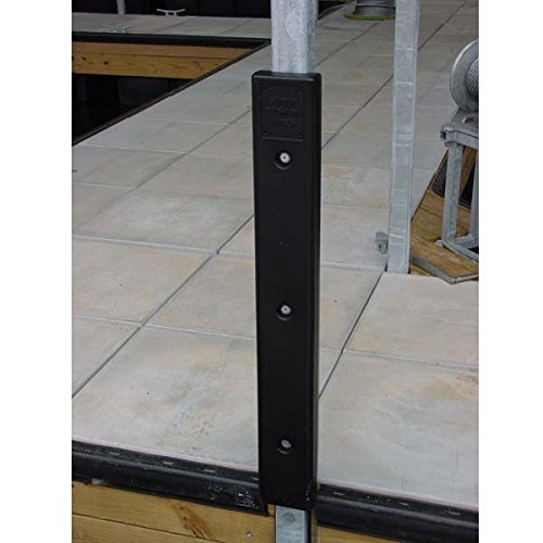 K & R Manufacturing Notched Dock Bumper for 2" Post - White or Black