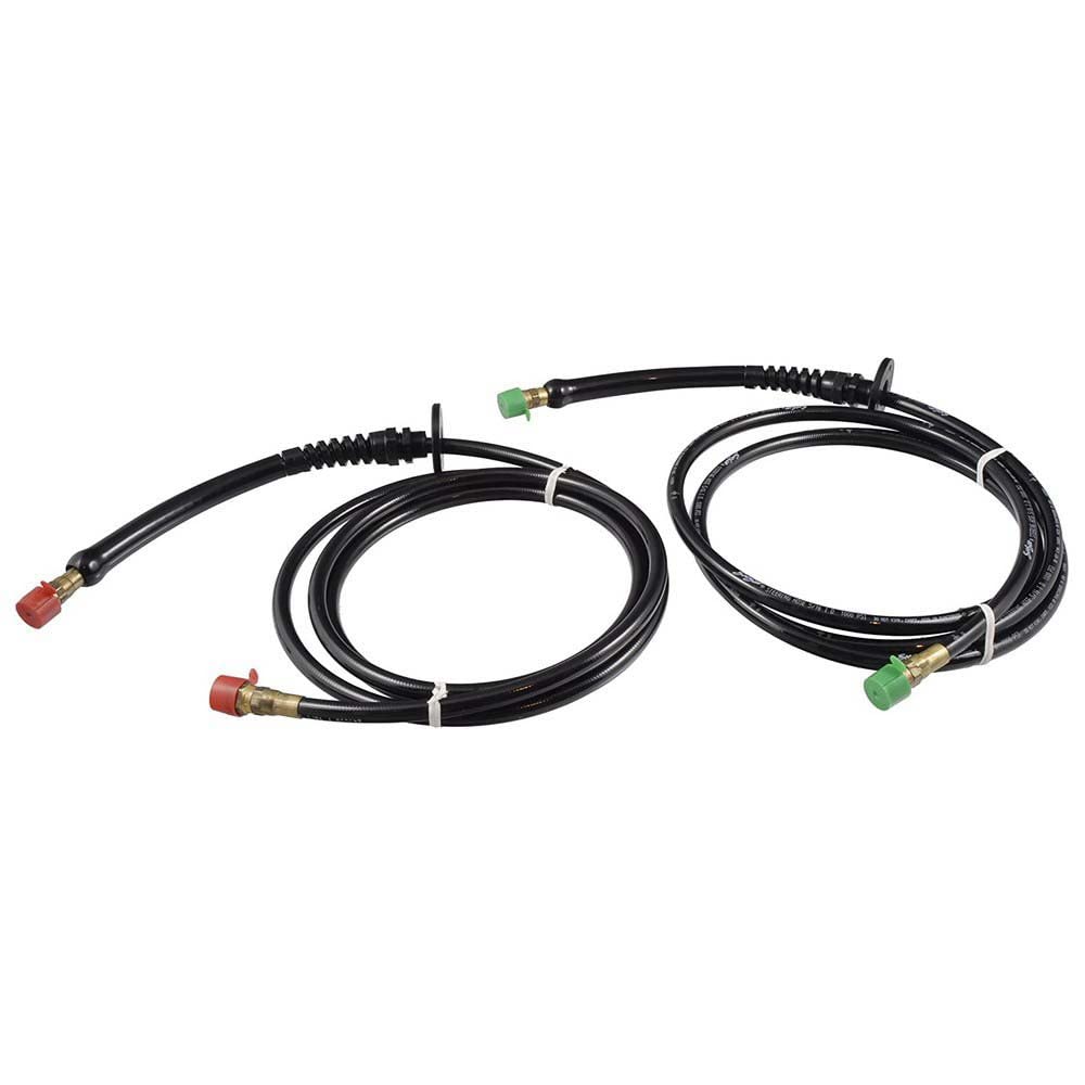 SeaStar Bulkhead Hose Kit, Standard, Stainless Steel, 2 x 18 Foot Hoses - HO8118