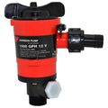Johnson Pump 48903 Aerator/Livewell Pump, 1000 GPH, 12 Volt, Twin Outlet Ports