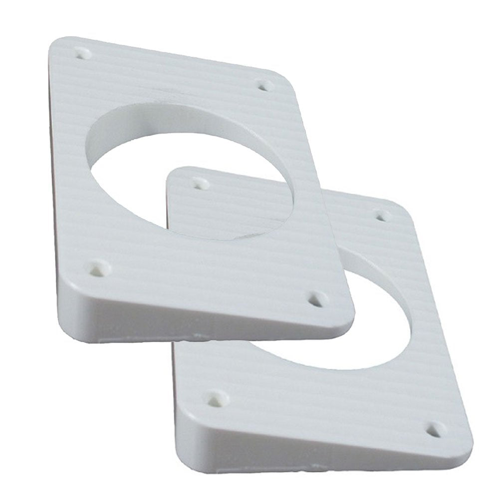 TACO Metals Grand Slam Outrigger Wedge Plates WP-150WHA-1, White, Set of 5