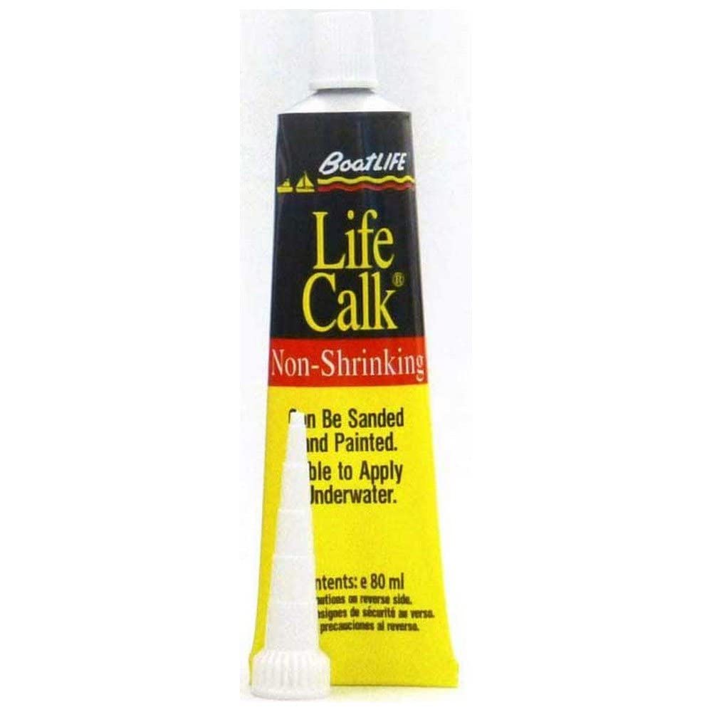 BoatLIFE Life-Calk Polysulfide Sealant Tube - Non-Shrinking Marine Sealant, Available in Black and White