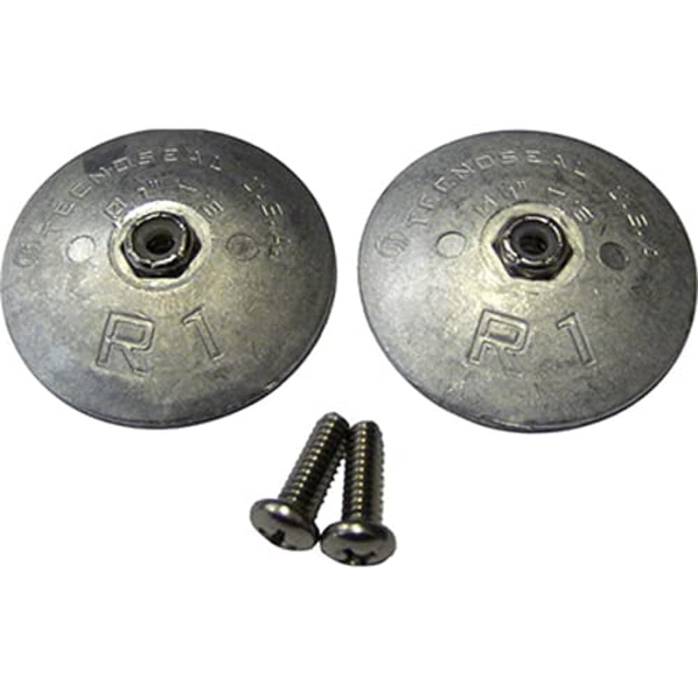 Lenco Trim Tab Sacrificial Anode Pair, 1 7/8 Inch, Medium, White, Part 15092-001