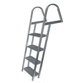 JIF Marine ASH 4-Step Anodized Aluminum Dock Ladder with Mounting Hardware
