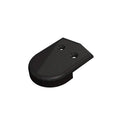 TACO Marine 2 Inch Rub Rail End Cap, Black Nylon