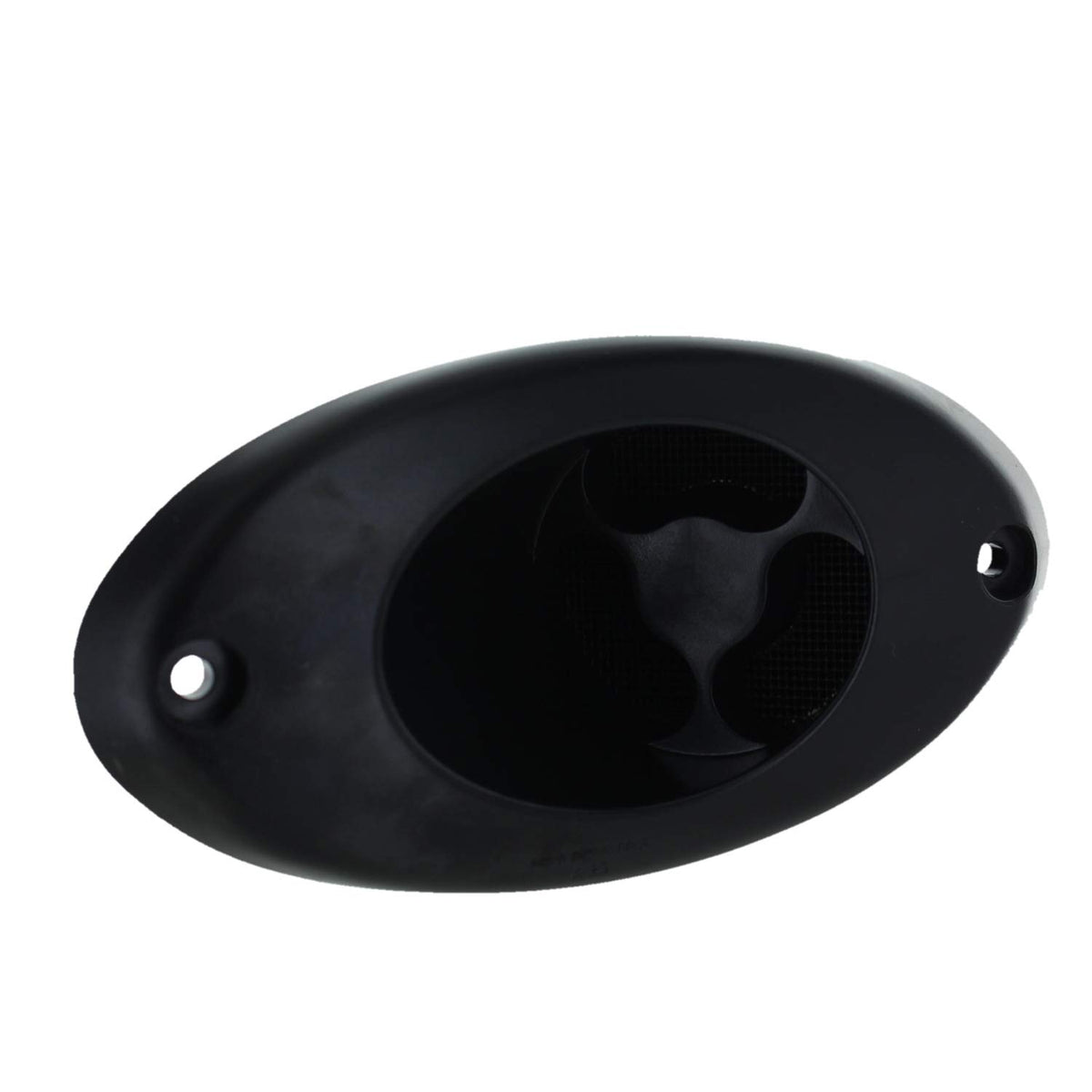 Aqua Signal 84500-7 Series 84 Forward-Facing Diaphragm Horn, Black Housing, 110-112 dB, 12 Volt