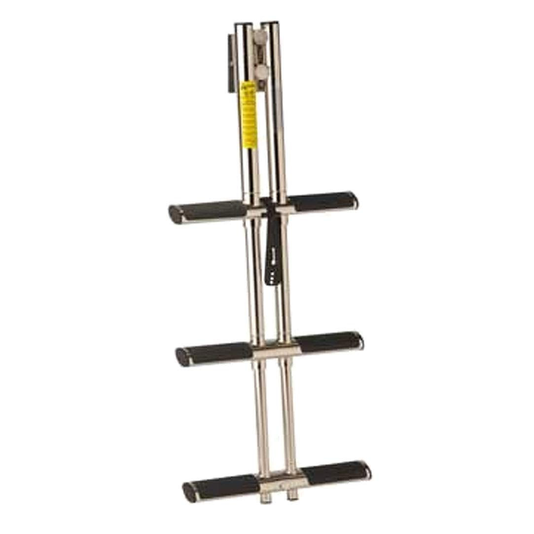 Garelick/EEz-In 19843 Telescoping 3-Step Stainless Steel Sport/Diver Ladder, 400 lb Capacity