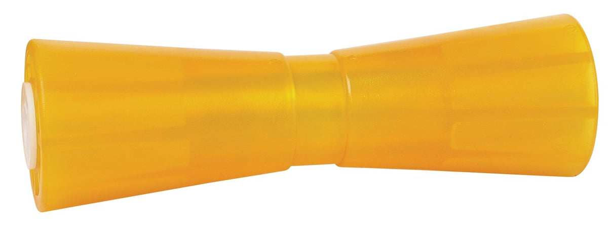 Tie Down Engineering 12 Inch Amber PVC Keel Roller, 5/8 Inch Shaft