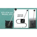 Ezy-Glide Ezy-Stik III Mechanical Marine Steering System - Complete Stick Steering Kit, Available in 10' to 15' Cable Lengths