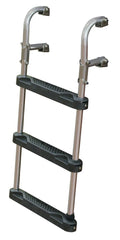 JIF Marine ESG3 Transom Ladder, 3-Step, 250 lb Capacity, Aluminum