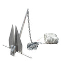 Fortress Anchors FX-AS Complete Anchoring System - Fluke Anchor Kit with 3/8" x 250' Rode, FX-7-AS to FX-11-AS