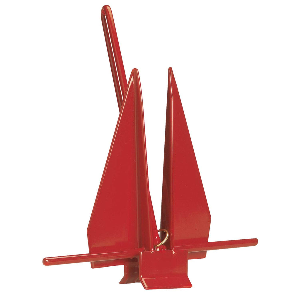 Greenfield Products Slip Ring Anchor #11 - 8 lb Folding Anchor, Available in White and Red