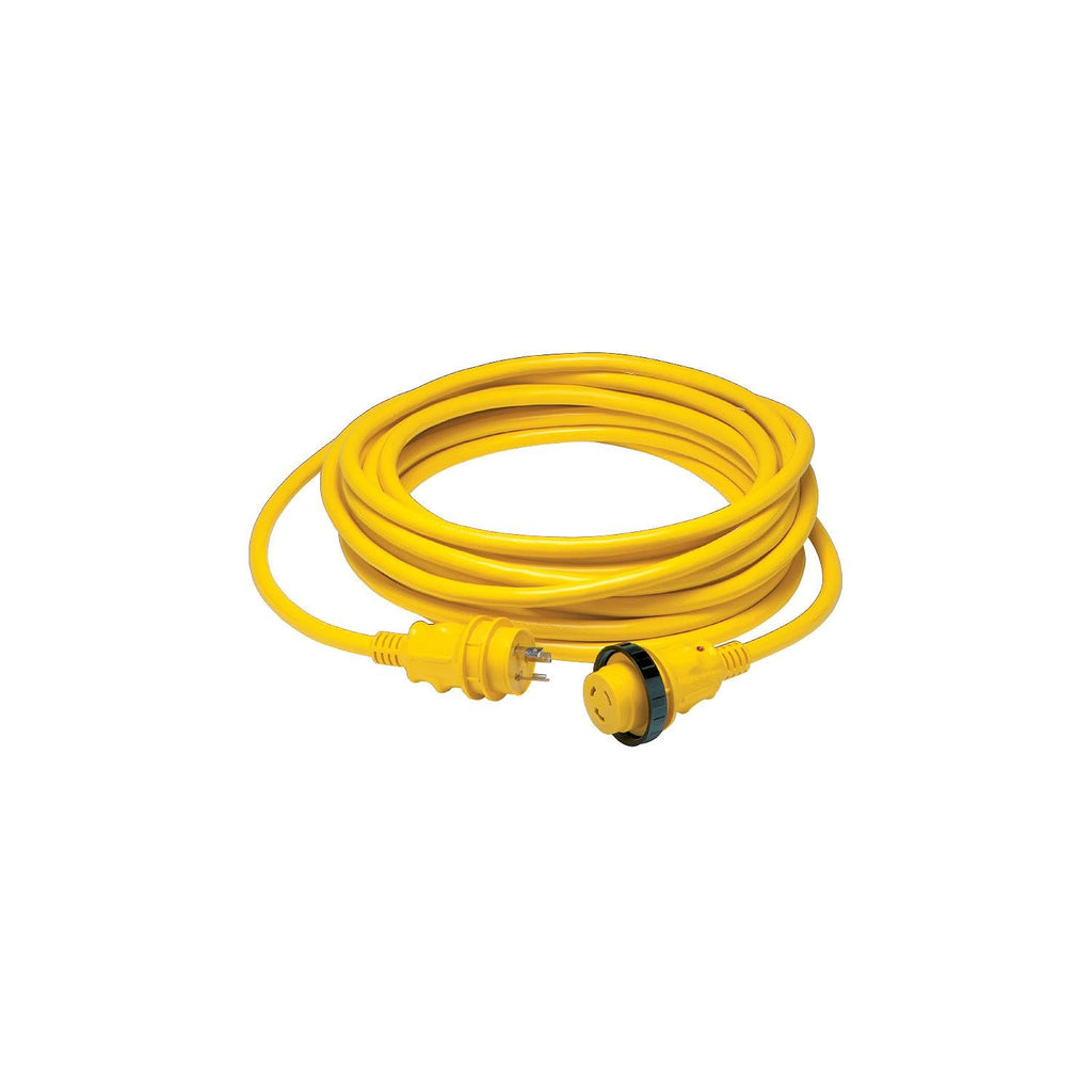 Marinco 30 Amp 125 Volt Marine Shore Power Cordset - Available in 12' to 50' Lengths