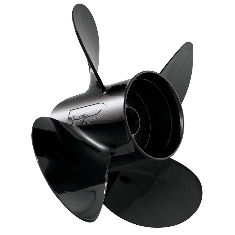 Turning Point Propellers Hustler 14x21 Aluminum Propeller, 4-Blade Right-Hand, Black, 21502131
