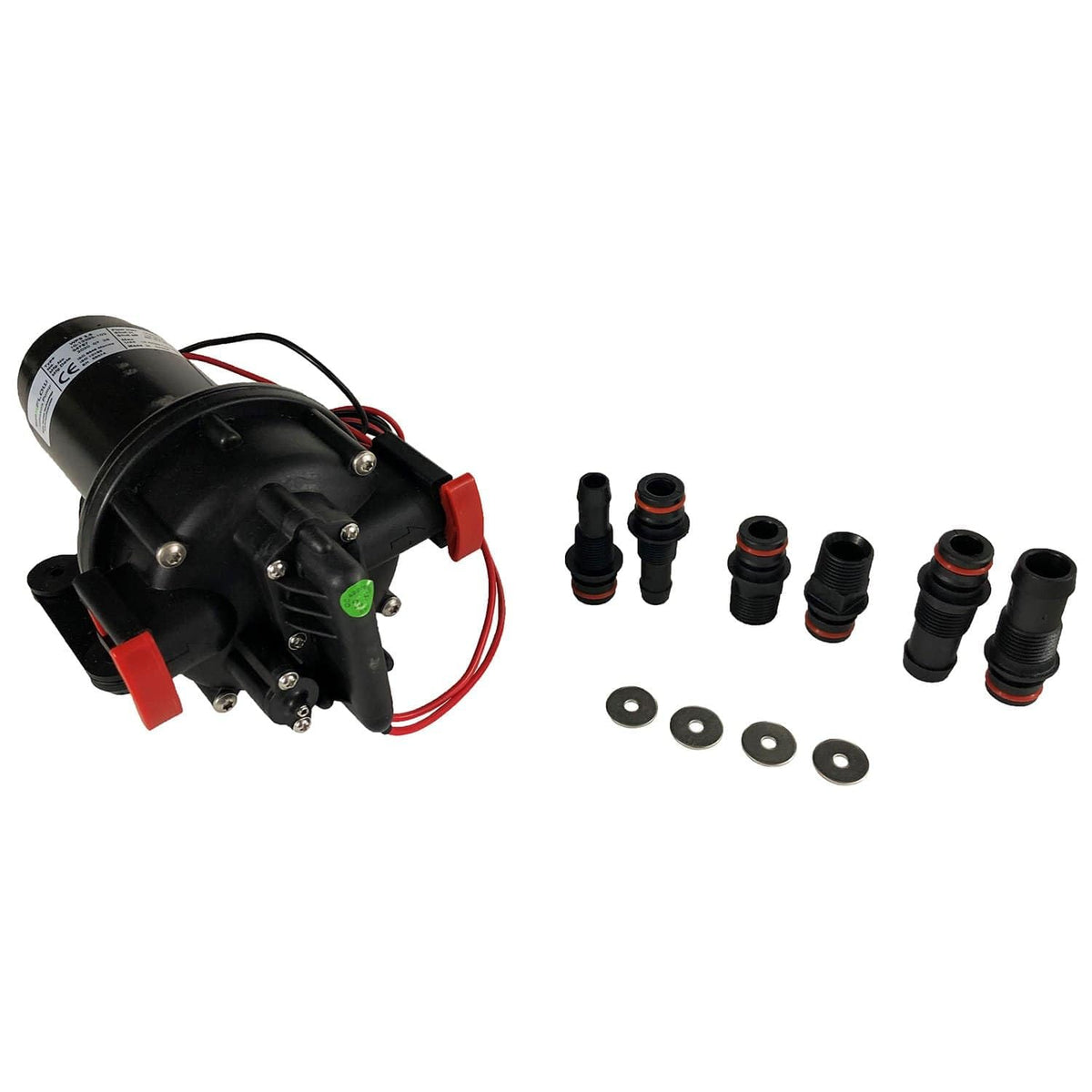 Johnson Pump Aqua Jet WPS 3.5 GPM 12V Water Pressure Pump, Self-Priming Diaphragm Pump 10-13395-103