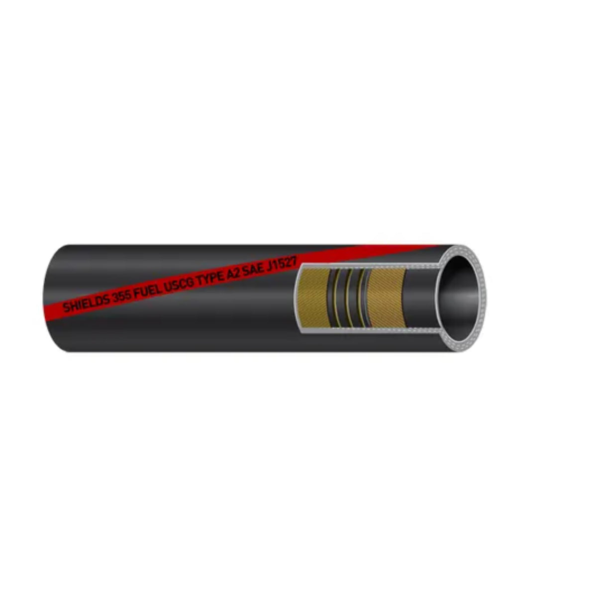 Sierra 16-355-1123 Fuel Fill Hose, 1-1/2 Inch x 10 Feet, Type A2 Low-Permeation