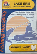 Fishing Hot Spots Lake Erie Bass Islands Fishing Map M291