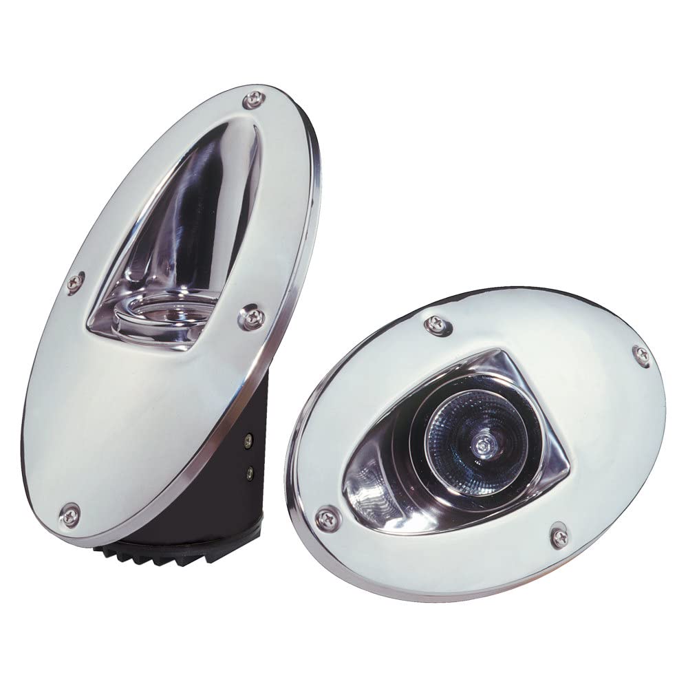 Innovative Lighting Flush Mount LED Docking, Hull, and Back-Up Light, Chrome, 12 Volt, 50 Watt