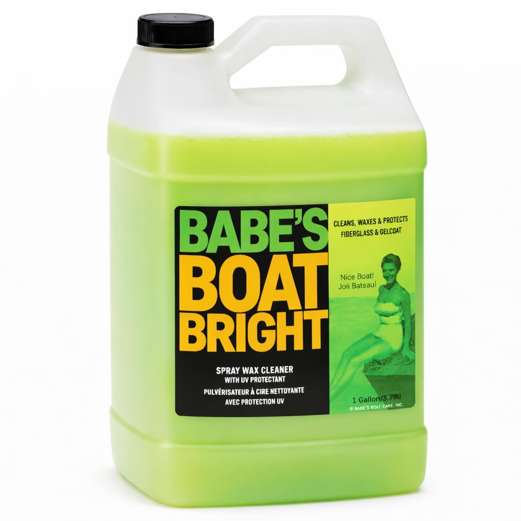 Babe's Boat Care Boat Bright Spray Wax Cleaner - Available in 16 oz and 1 Gallon