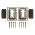 JIF Marine Flush Mount Set EHD for Removable Telescoping Pontoon Ladders, 2-Pack