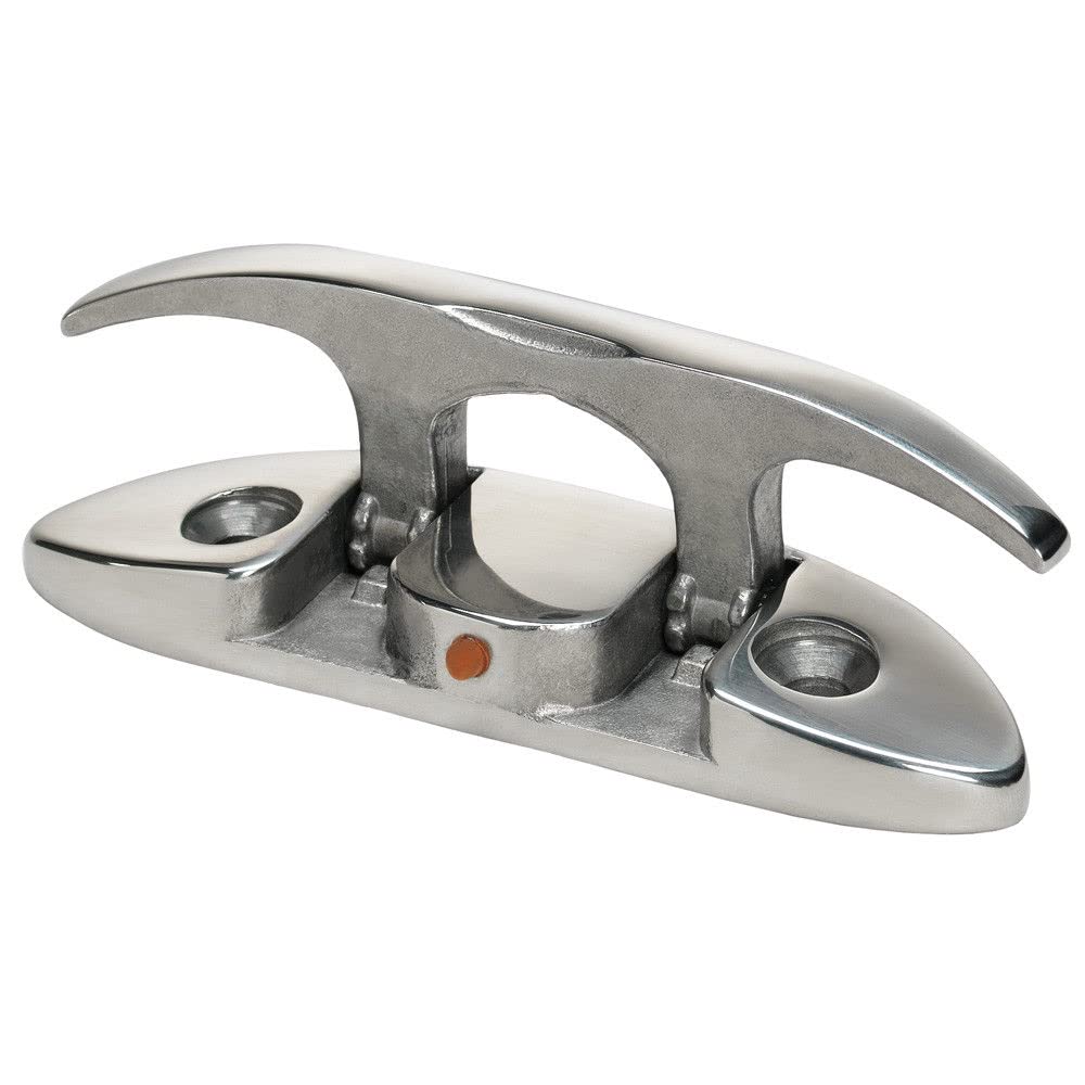 Whitecap Industries 6746C Stainless Steel Folding Cleat, 6 Inch, Top-Mount
