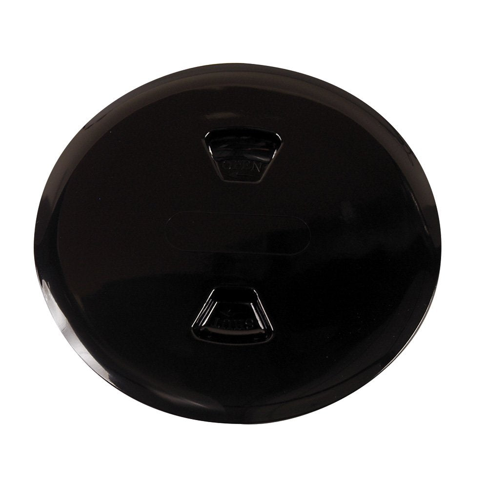 Beckson Marine Twist-Out Deck Plate, 5 Inch - Black or White