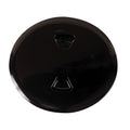 Beckson Marine Twist-Out Deck Plate, 5 Inch - Black or White
