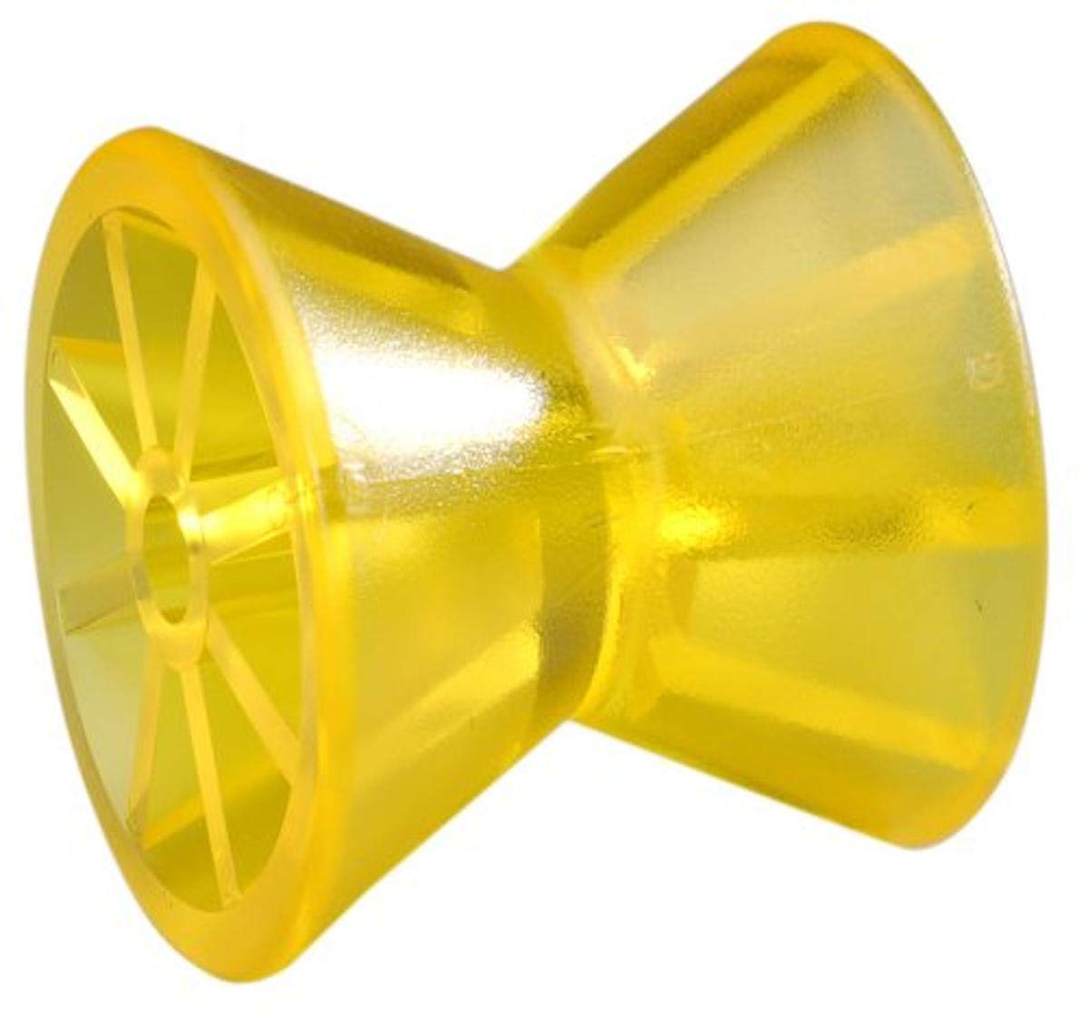 Tie Down 86287 Amber 4 Inch PVC Boat Trailer Bow Roller, 1/2 Inch Shaft