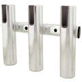 TACO Metals Brushed Aluminum 3-Rod Rack, Model F31-3003BSA-1 Wall-Mount Rod Holder