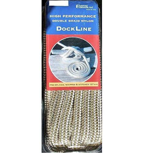 Custom Cordage Double Braid Dock Line - 3/8" to 3/4", 15' to 40'