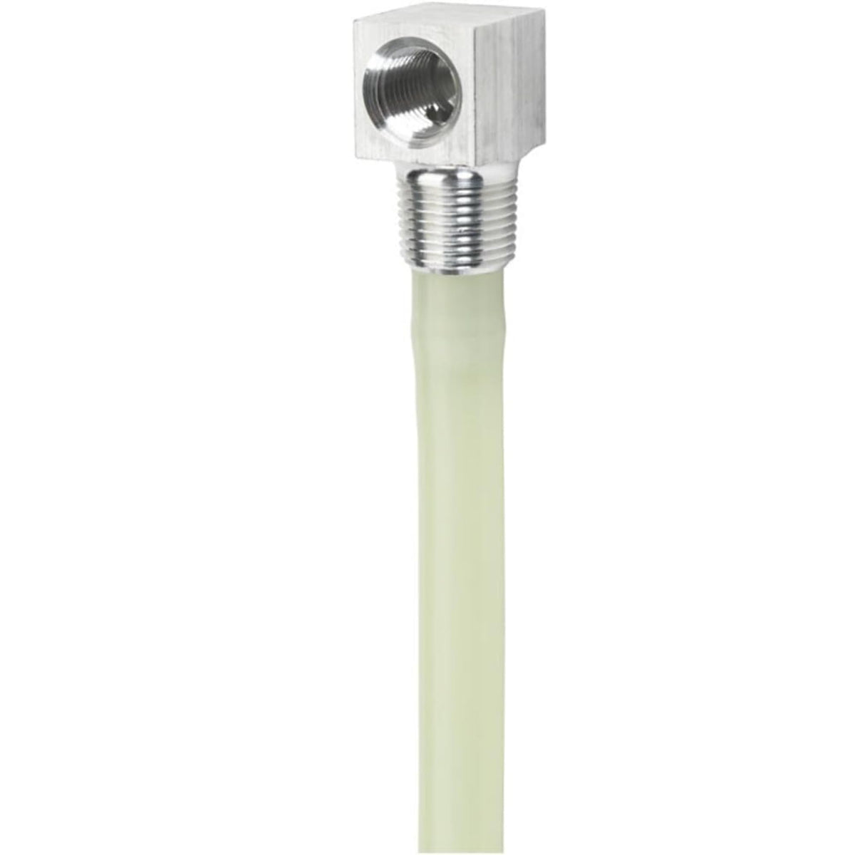 Moeller 24 Inch Flexible Fuel Pick-Up Tube, 3/8 in. NPT x 1/4 in. NPT Barb, Aluminum, 033500-24