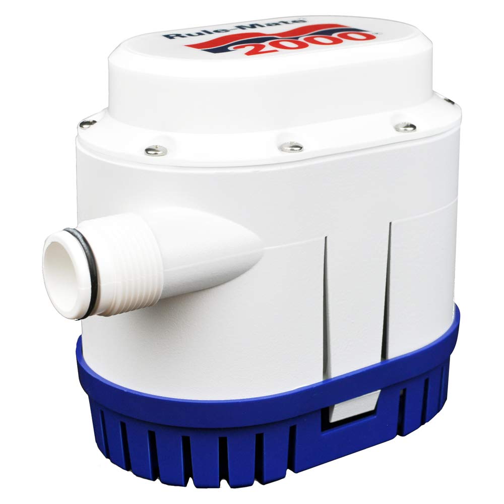 Rule Rule-Mate Automatic Submersible Bilge Pump, 12V - Available in 500 to 2000 GPH