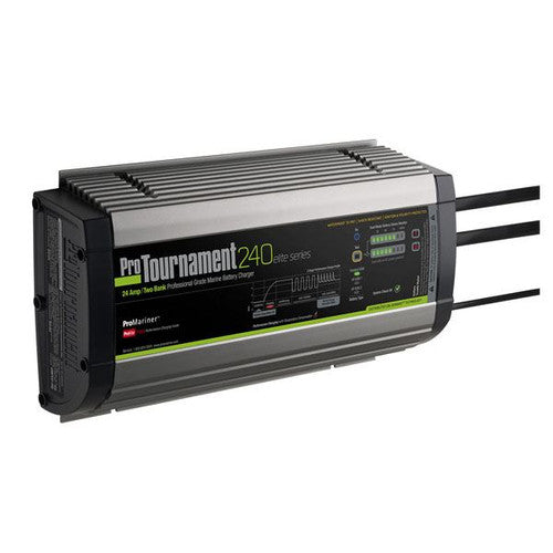 ProMariner ProTournament Elite Waterproof Marine Battery Charger, 24-36 Amp, 2-Bank to 4-Bank