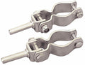 Sea-Dog Heavy-Duty Clamp-On Oarlock 582070-1, 1/2 Inch Pin, Zinc Plated Steel, Sold in Pairs