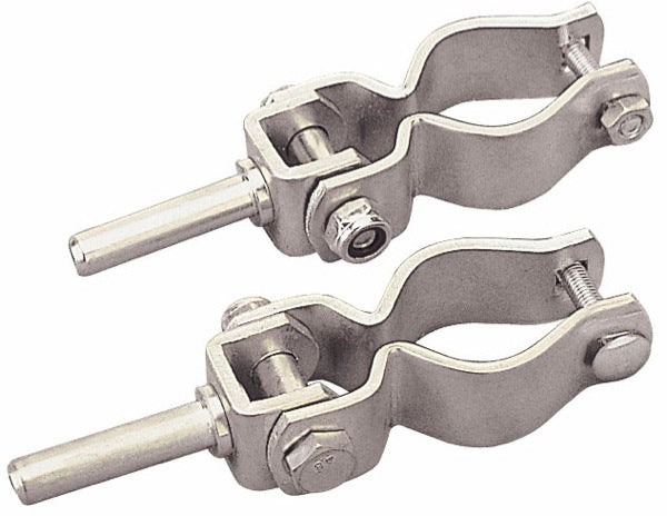 Sea-Dog Heavy-Duty Clamp-On Oarlock 582070-1, 1/2 Inch Pin, Zinc Plated Steel, Sold in Pairs