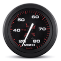 Sierra 57899P Amega Domed Pitot Type Speedometer, 3 Inch, 20-80 MPH