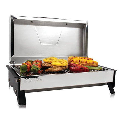 Kuuma Profile 150 Gas Boat Grill 58121 - Compact Stainless Steel Marine Grill, 9,000 BTU, 145 sq in Cooking Surface