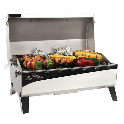 Kuuma Stow n' Go 160 Gas Grill with Thermometer and Igniter, Stainless Steel