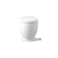 Jabsco Lite Flush Electric Marine Toilet with Foot Switch, 12V