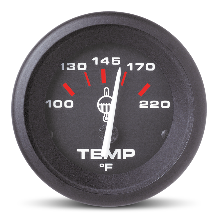 Sierra 58862P Amega 2 Inch Water Temperature Gauge Kit, 100-220 F, Electric-Start Outboard