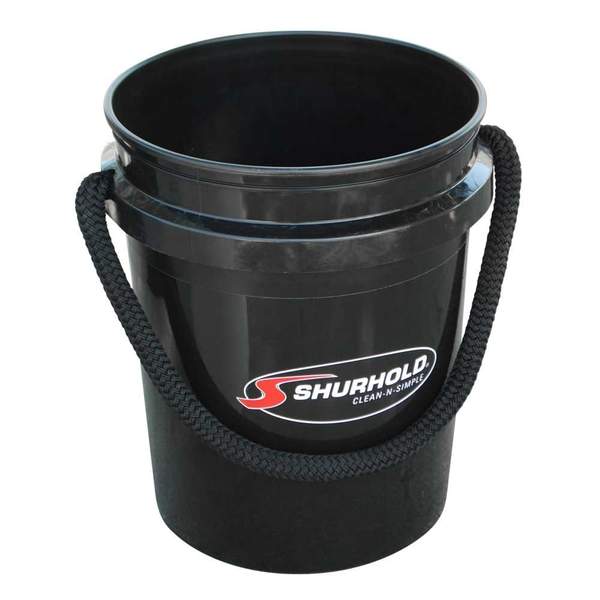 Shurhold World's Best Rope Handle Bucket - Available in 3.5 Gallon White and 5 Gallon Black