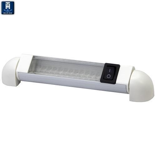 T-H Marine LED Rail Light with Rotating Rail and Switch - Available in 6" and 12" Lengths