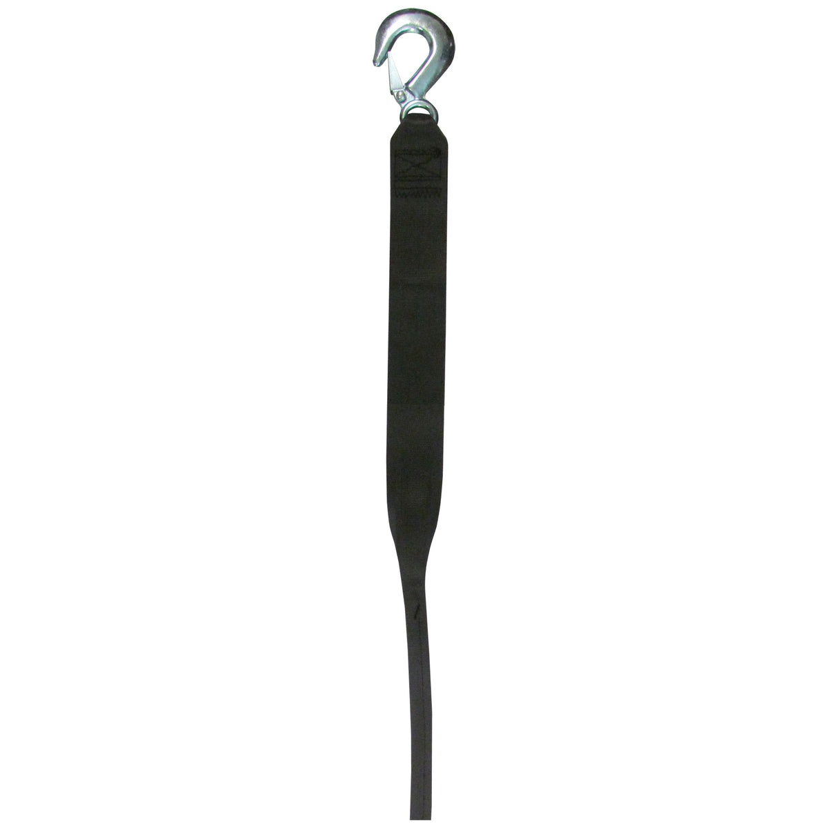 Star brite 20 ft Heavy-Duty Winch Strap with Tail End and Forged Hook, 2 Inch, 4000 lb Capacity