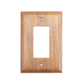 Whitecap Premium Grade Teak Ground Fault Outlet Cover, 3-5/8 x 5-1/16 Inch Receptacle Plate (60171)