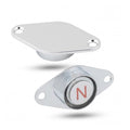Whitecap Industries 316 Stainless Steel Flat Magnets, Set, Part Number 6035C