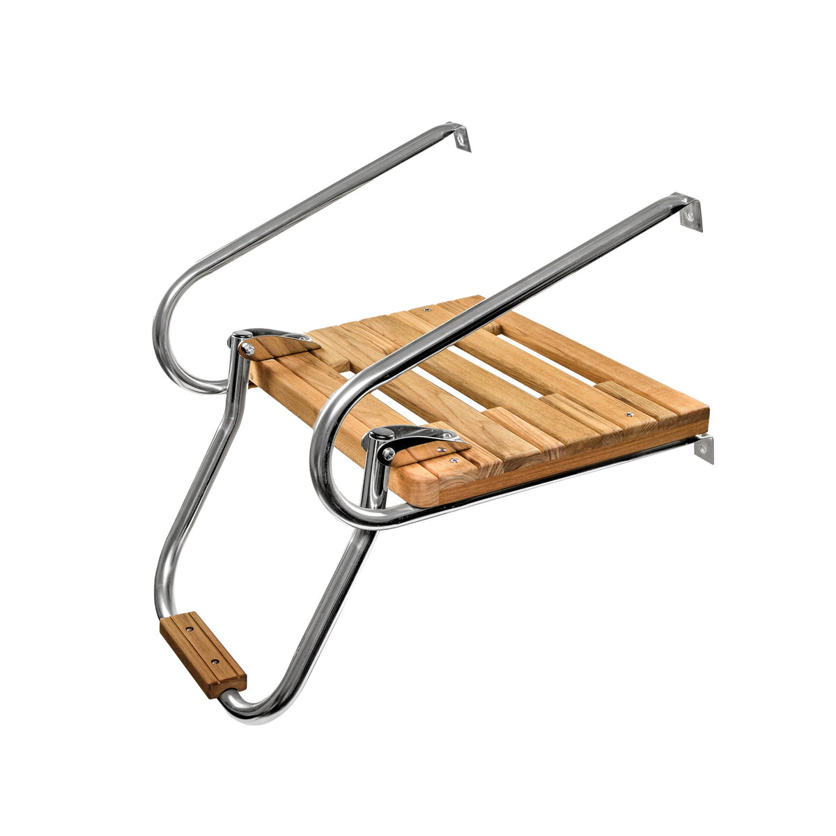 Whitecap Industries 60903 Premium Grade Teak Swim Platform with Ladder for Inboard/Outboard Boats