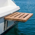Whitecap 18 Inch Premium Grade Teak Swim Platform, Solid Teak Construction, Hardware Not Included