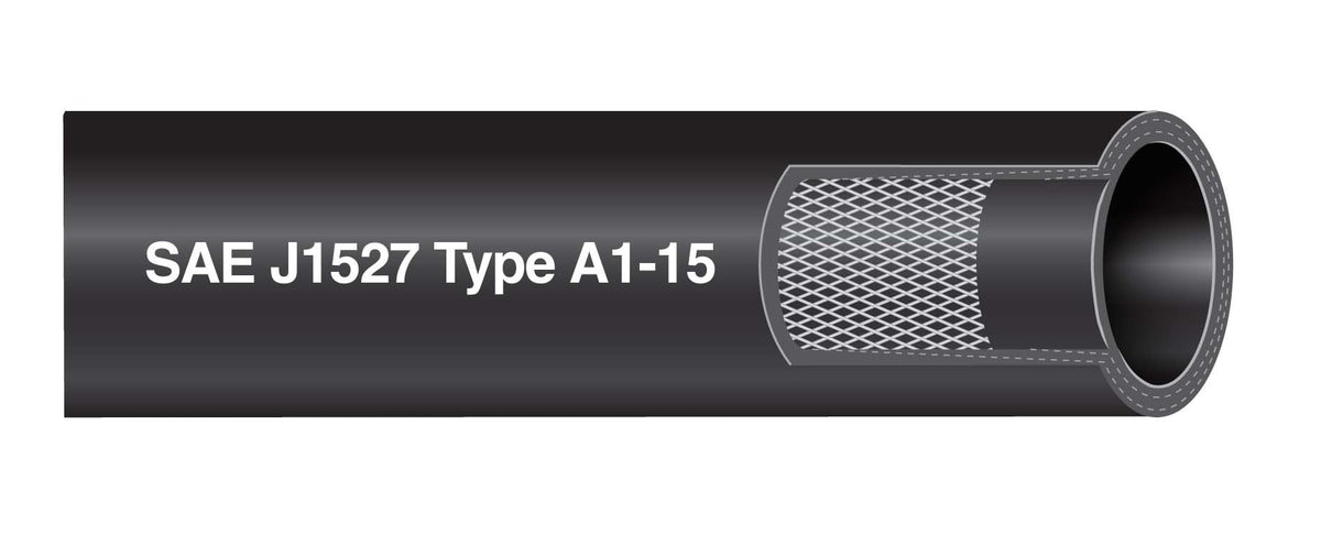 Sierra Shields Low Permeation Marine Fuel Feed Hose - Available in 5/16" and 3/8" ID, 10' Polypac or 25' Carton